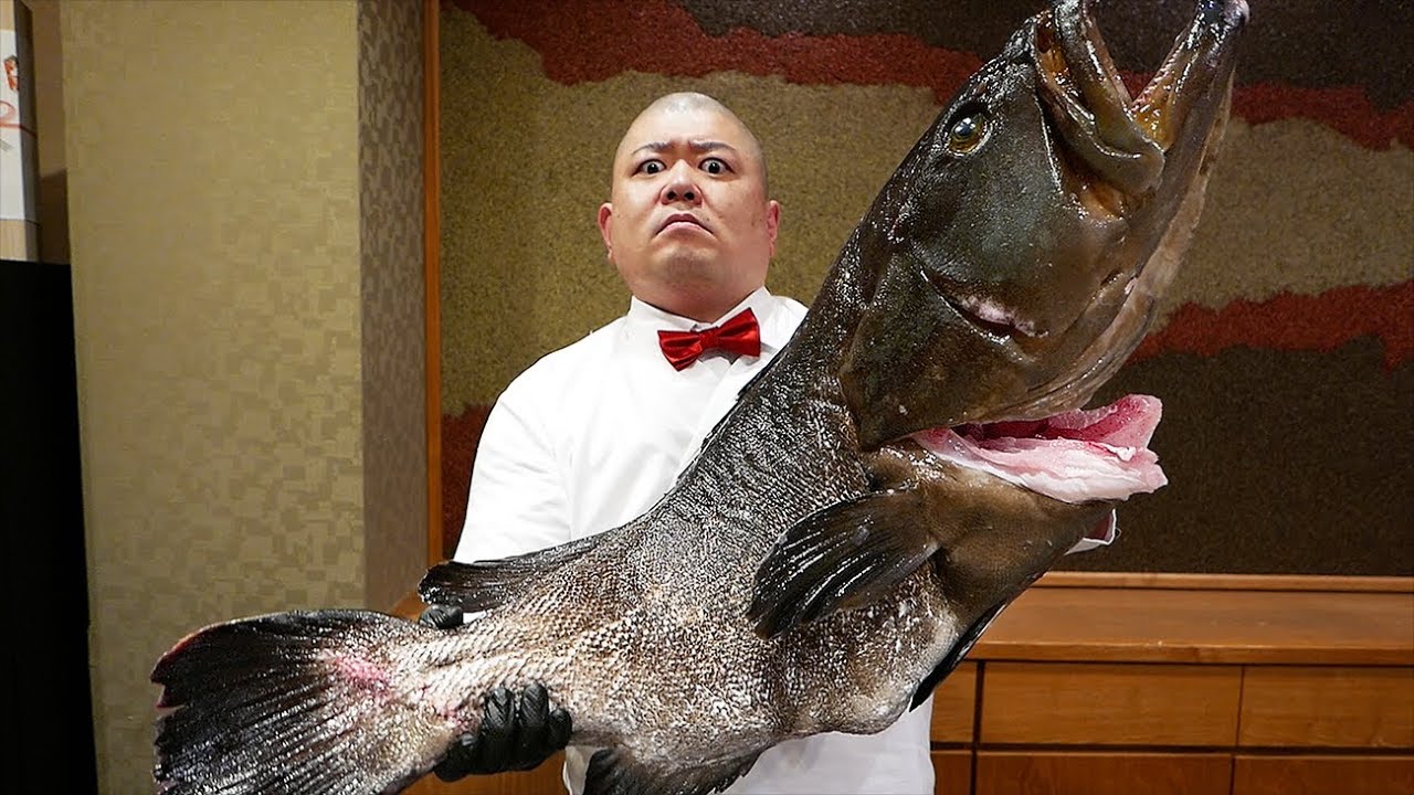 日本料理 - 巨大的九絵魚 壽司 生魚片 照寿司 日本