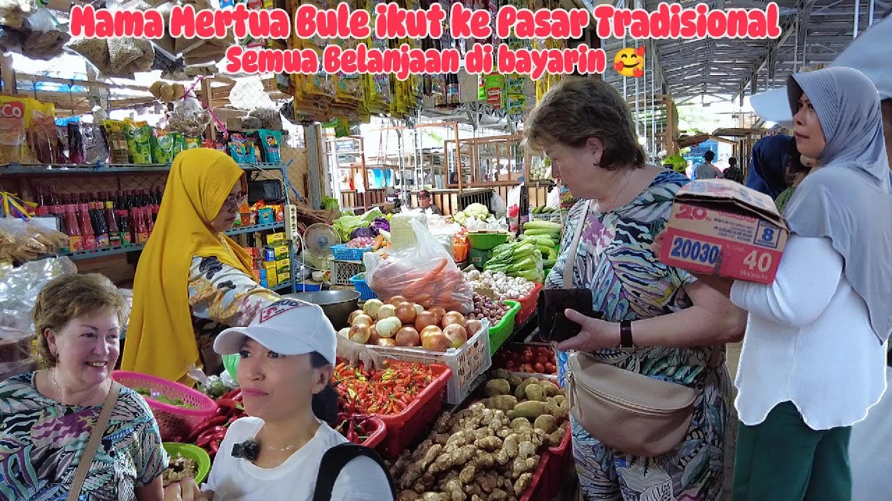 PENASARAN‼️ MAMA MERTUA JERMAN🇩🇪 IKUT KE PASAR TRADISIONAL, SEMUA BELANJAAN DI BAYARIN