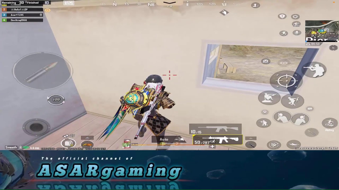 Kill or die ASAR gaming Live Stream BGMI Rush game play with random players