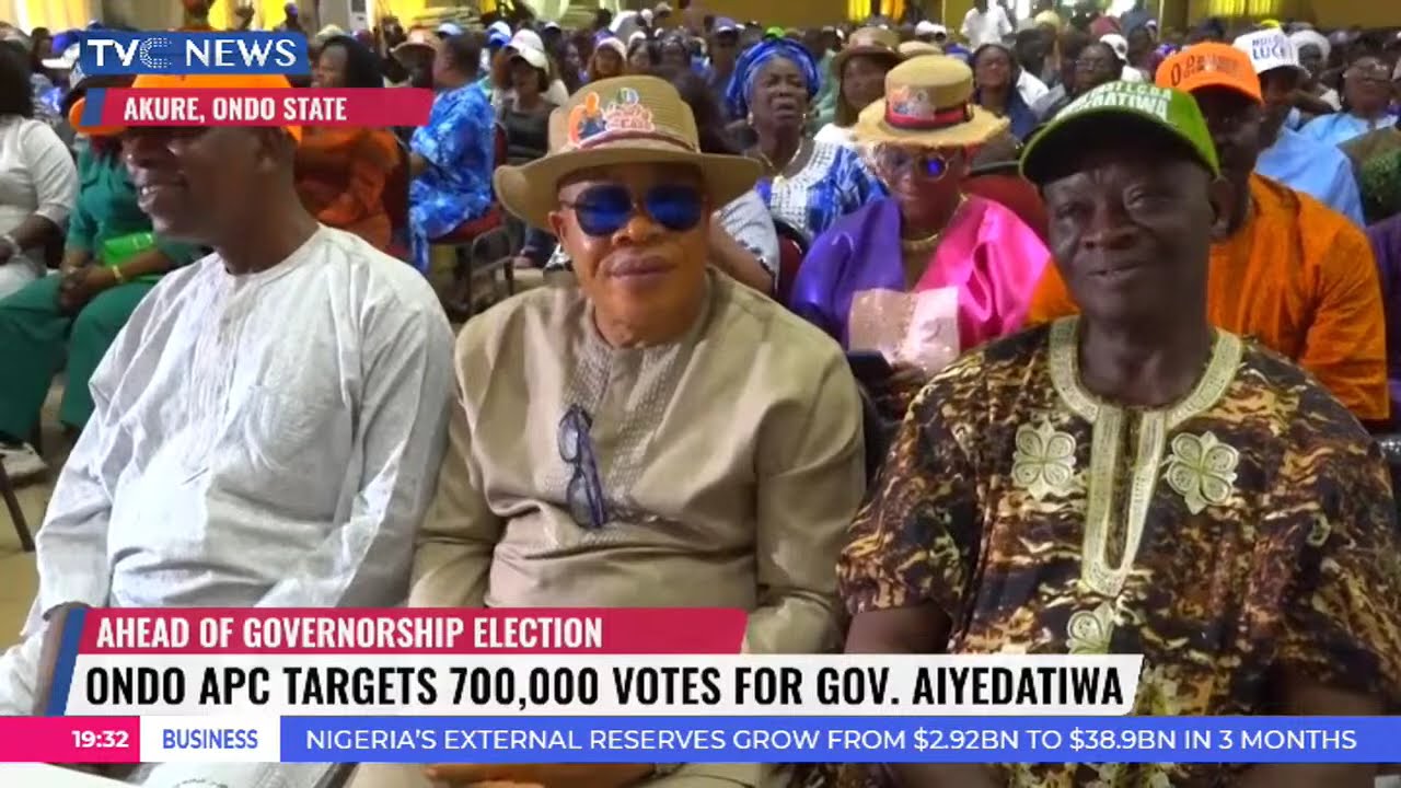 Ondo APC Targets 700,000 Votes For Gov Aiyedatiwa