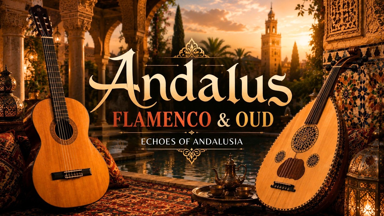 Echoes of Andalusia | Relaxing Flamenco Guitar & Arabic Oud for Focus, Study and Inner Peace