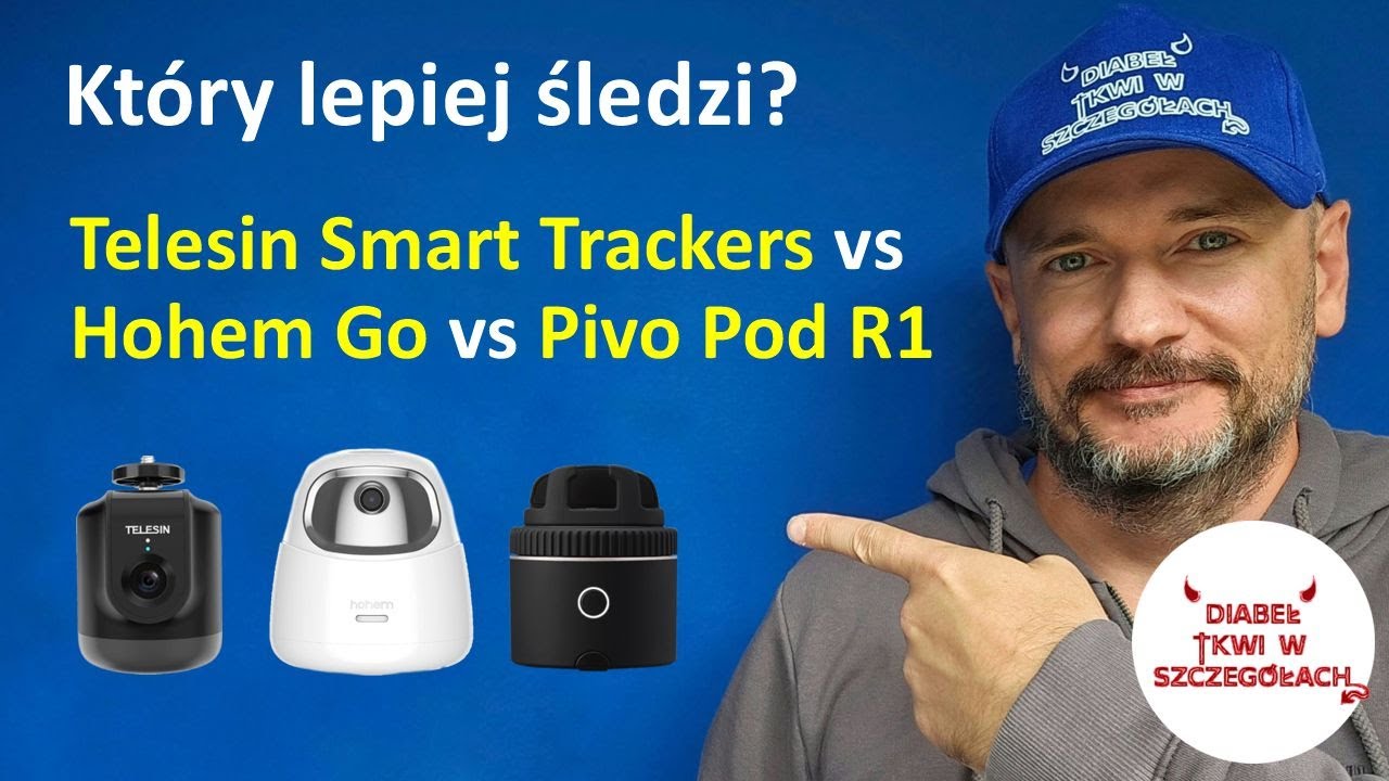 Porównanie Hohem Go vs Telesin Smart Trackers vs Pivo Pod R1 - który jest najlepszy ?