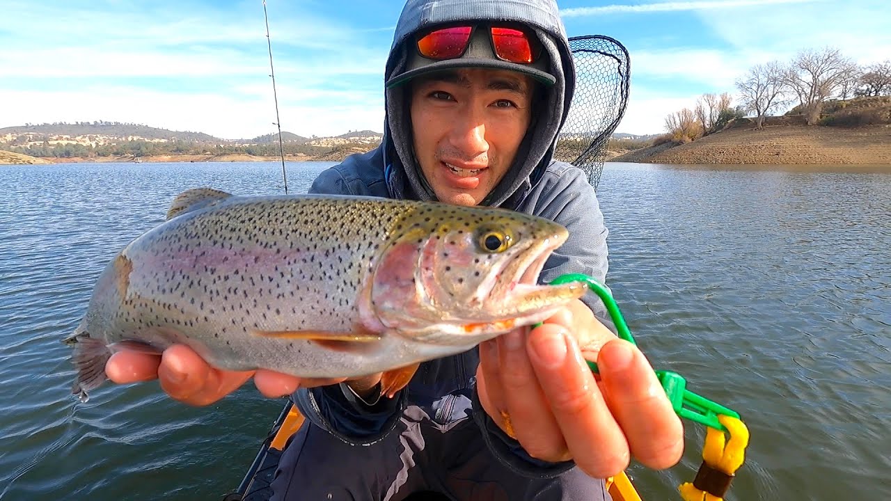 This is a SPECIAL STOCKED TROUT - Kayak Trout Trolling
