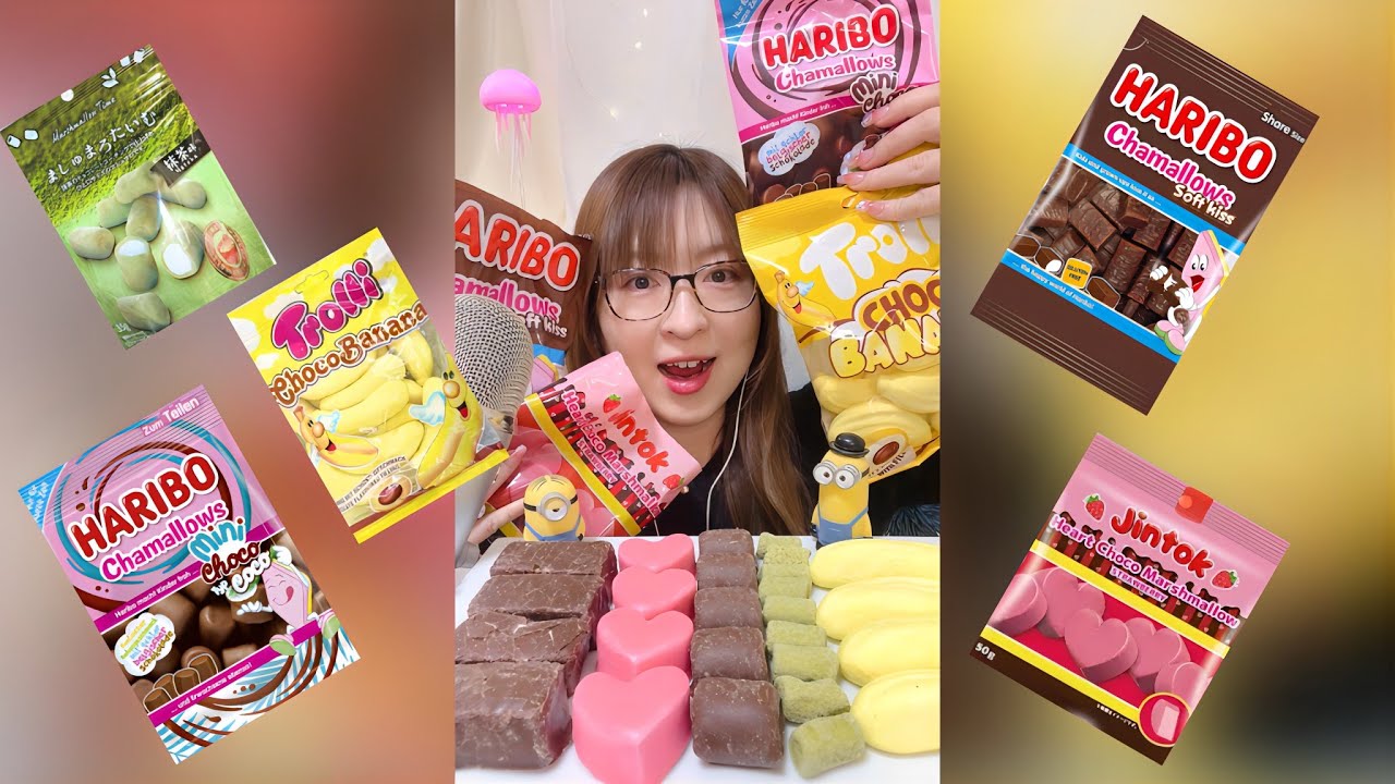 【ASMR】人気のチョコマシュマロ食べ比べしてみた！咀嚼音