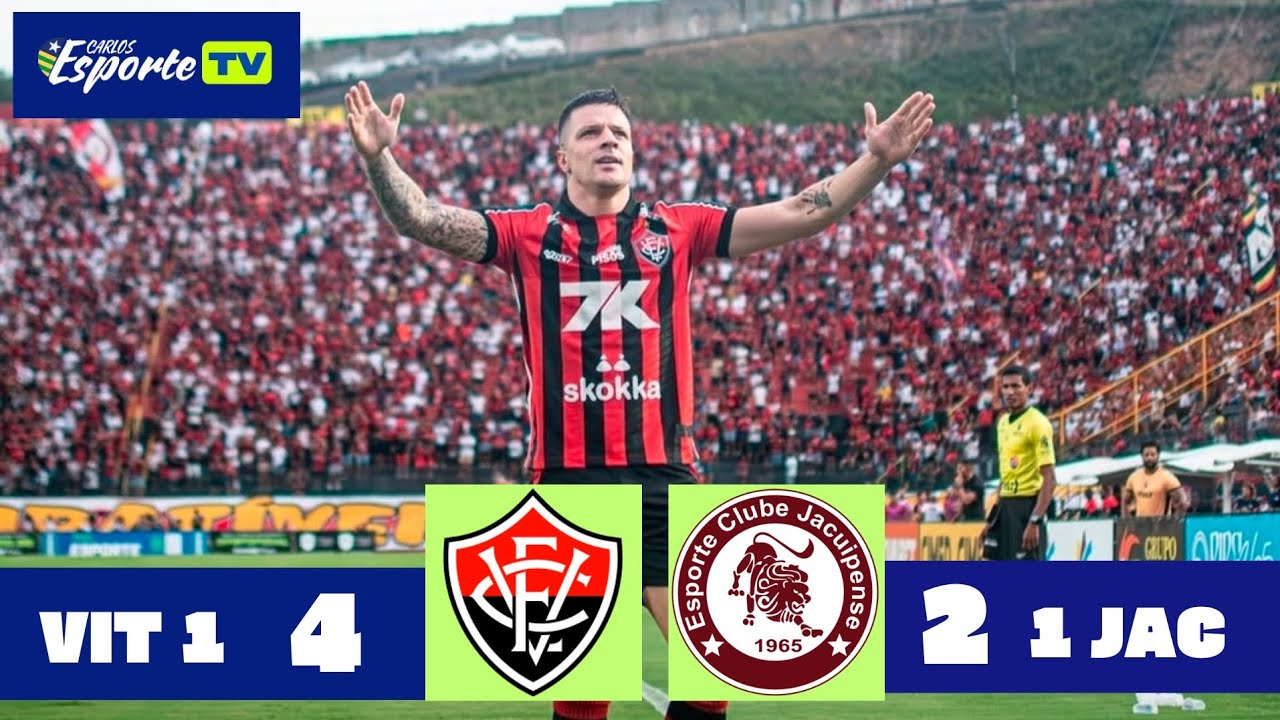 Vitória x  Jacuipense.  Semifinal do campeonato baiano 2026. Gols, lances e cobranças de pênaltis. 