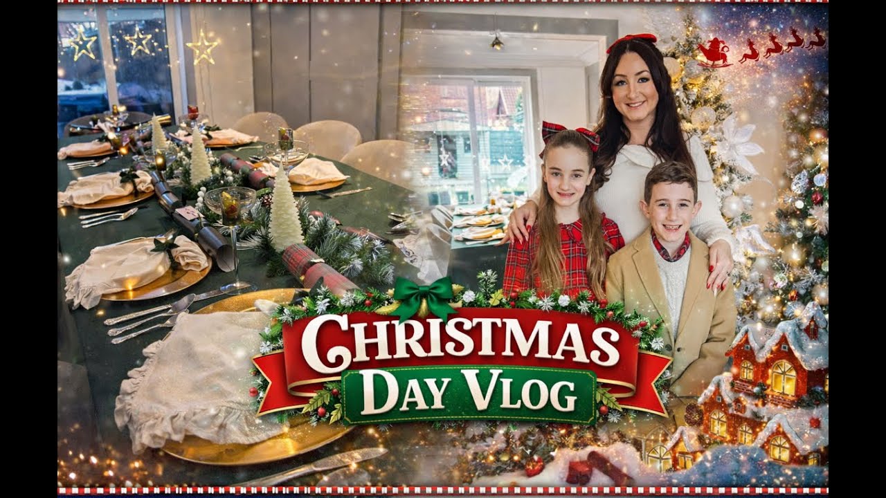 Christmas Day 2025 🎄 opening presents 🎁& making christmas dinner 🍗  Vlogmas Episode 12