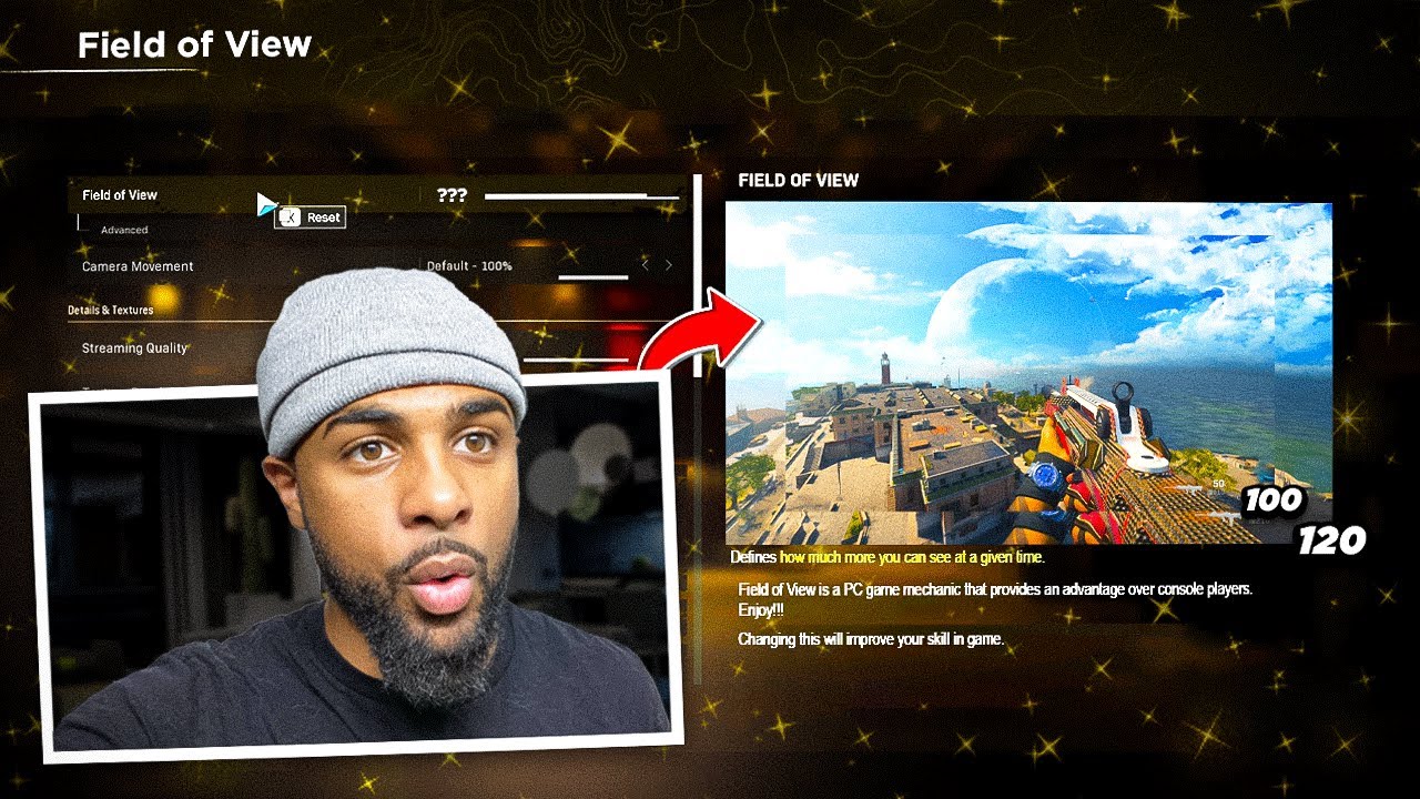 MAX FOV on Warzone...
