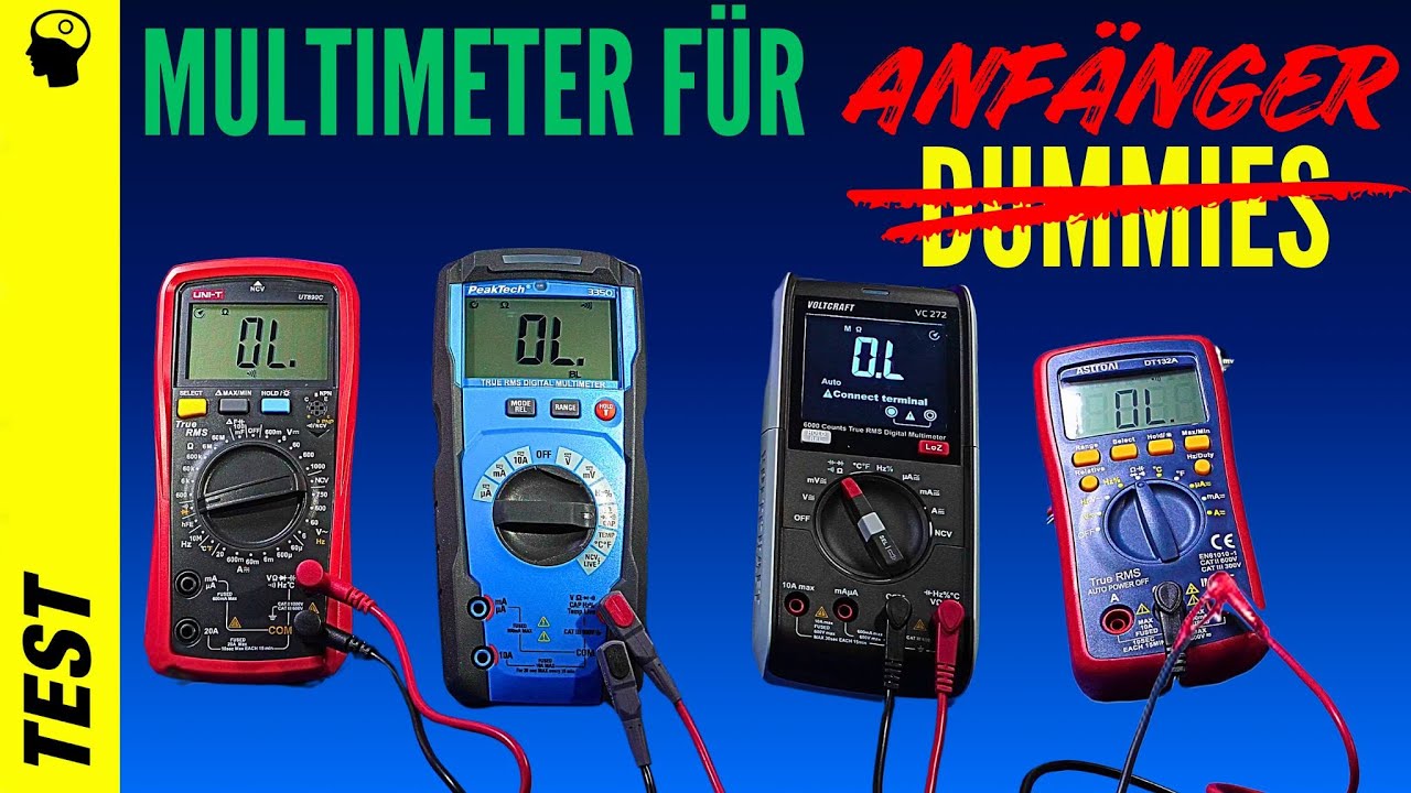 Billige Multimeter für Anfänger? (AstroAI, PeakTech P3350, Uni-T UT890C, Voltcraft VC272)