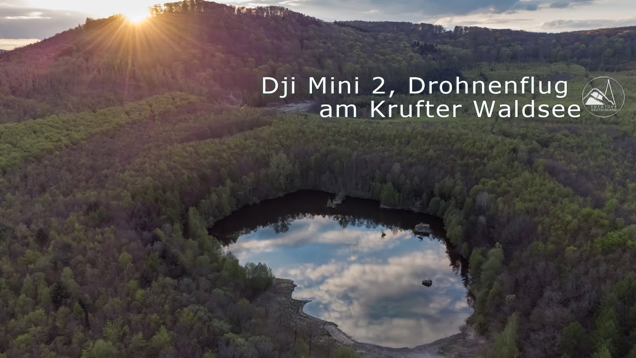 Dji Mini 2, Drohnenflug am Krufter Waldsee