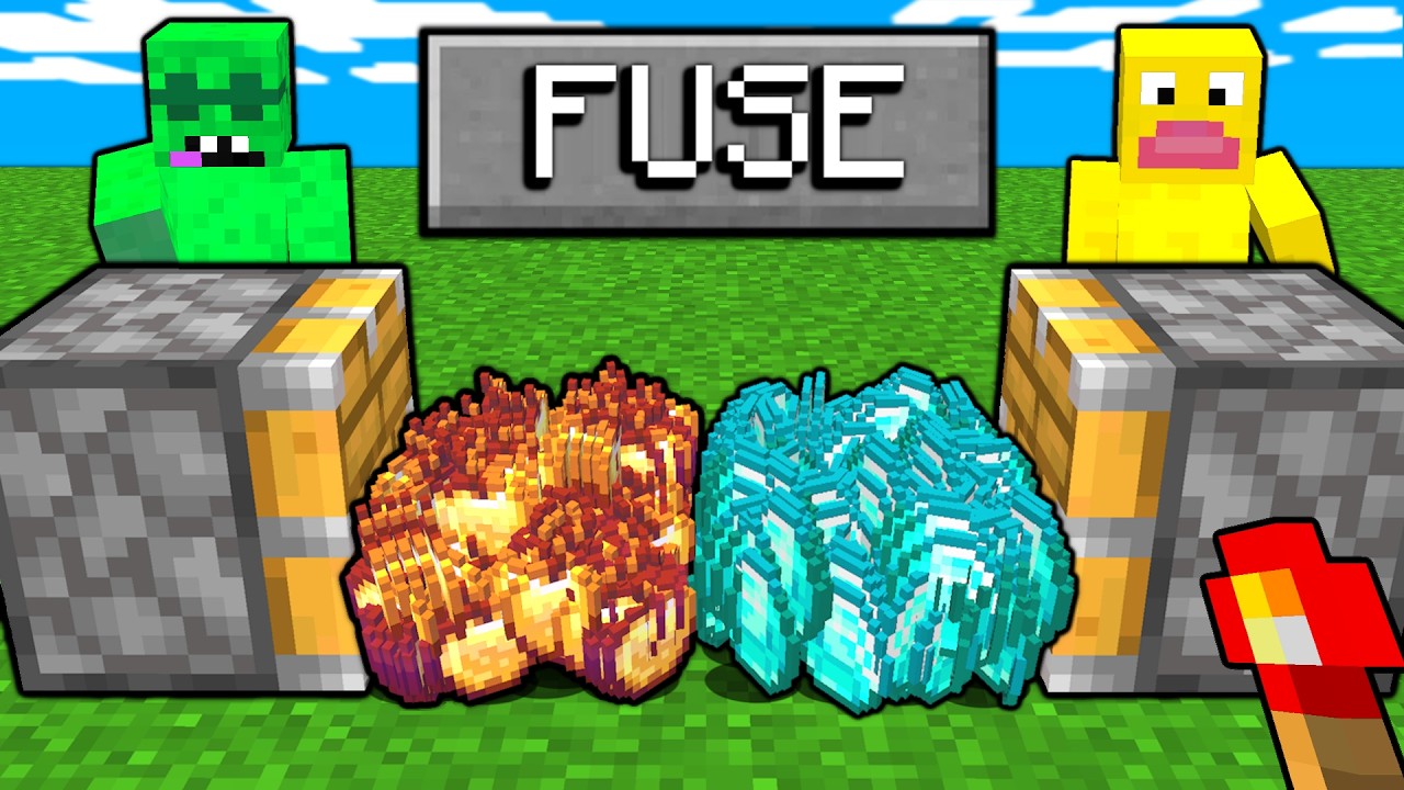 Minecraft, But We Can FUSE ITEMS...