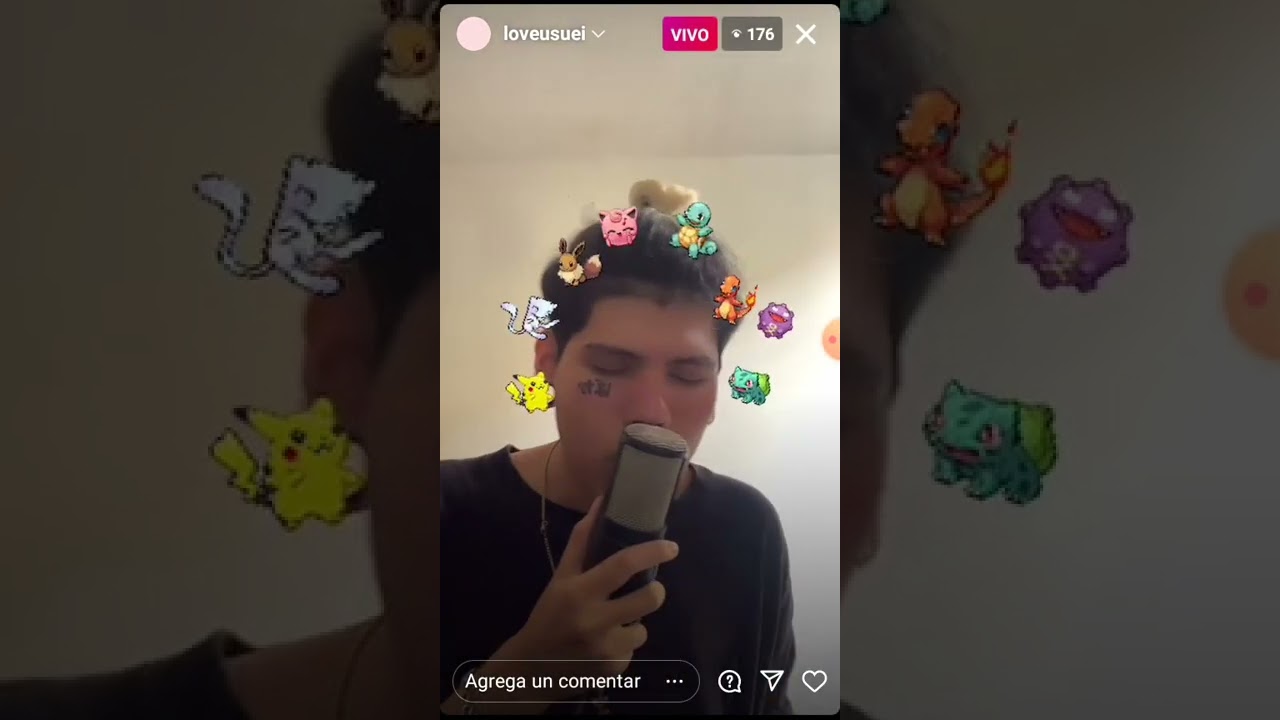 Suei cantando en un directo de instagram 💗🇻🇪💗🔥(espero que seas Féliz).❣️