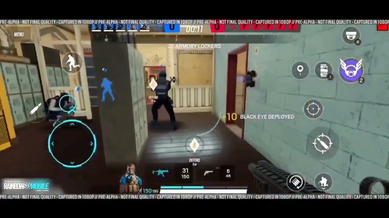 Primeiro teste Alpha de R6 mobile #rainbowsixmobile #pubgnewstate #ff