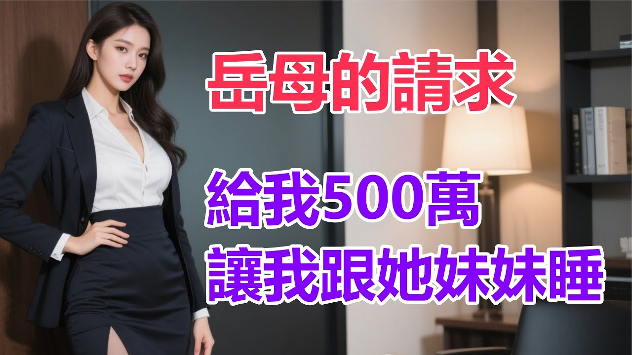 岳母的請求，給我500萬，讓我跟她妹妹睡#孝子贤孙 #深夜浅读 #幸福人生 #人生哲理