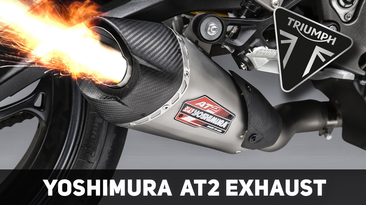 Yoshimura AT2 exhaust installation on 2020 Triumph Street Triple RS
