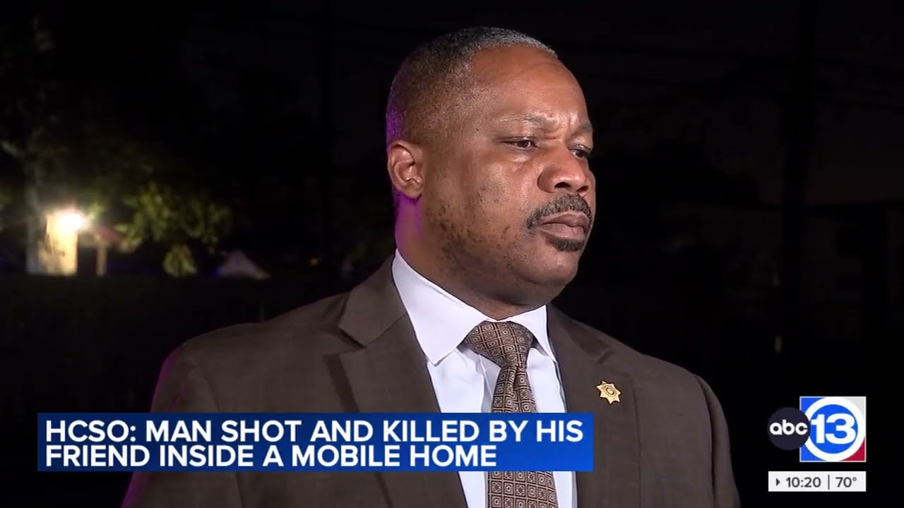 Man shot and killed by friend inside mobile home in north Harris County, HCSO says