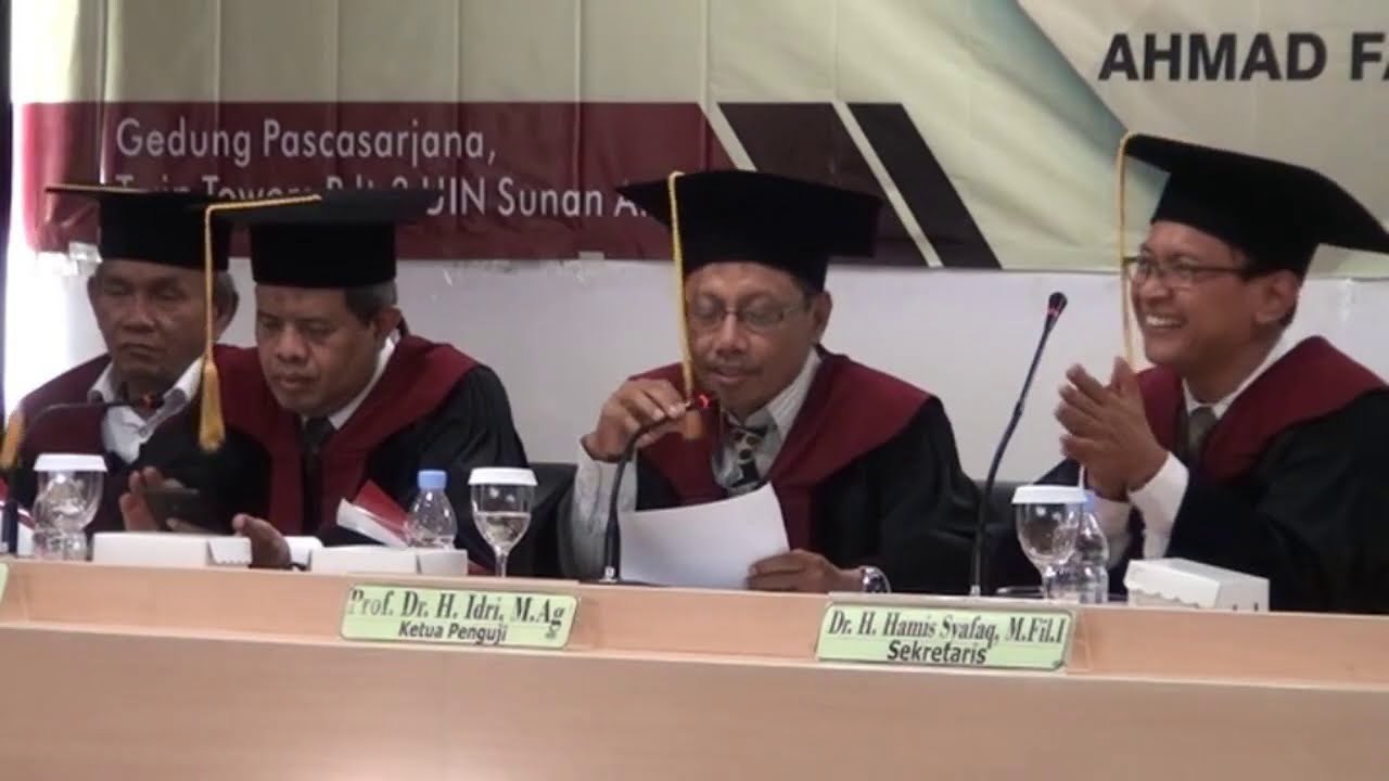 Ujian Terbuka Program Doktor di UIN Sunan Ampel, Surabaya. Part 02