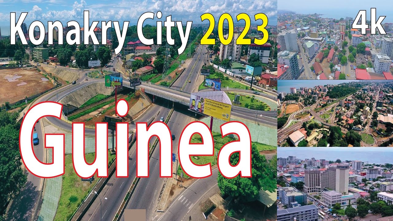 Conakry City , Guinea 4K By Drone 2023
