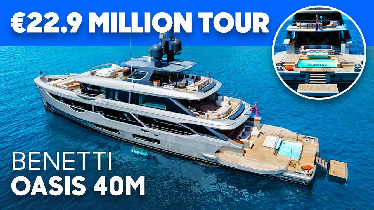 Самая успешная 40-метровая суперъяхта в истории? Обзор Benetti Oasis 40m