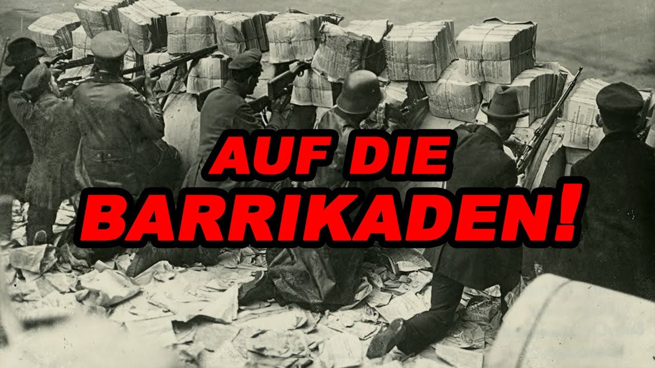 &iexcl;A las barricadas! - Versi&oacute;n alemana-espartaquista [Letra Espa&ntilde;ol-Alem&aacute;n]
