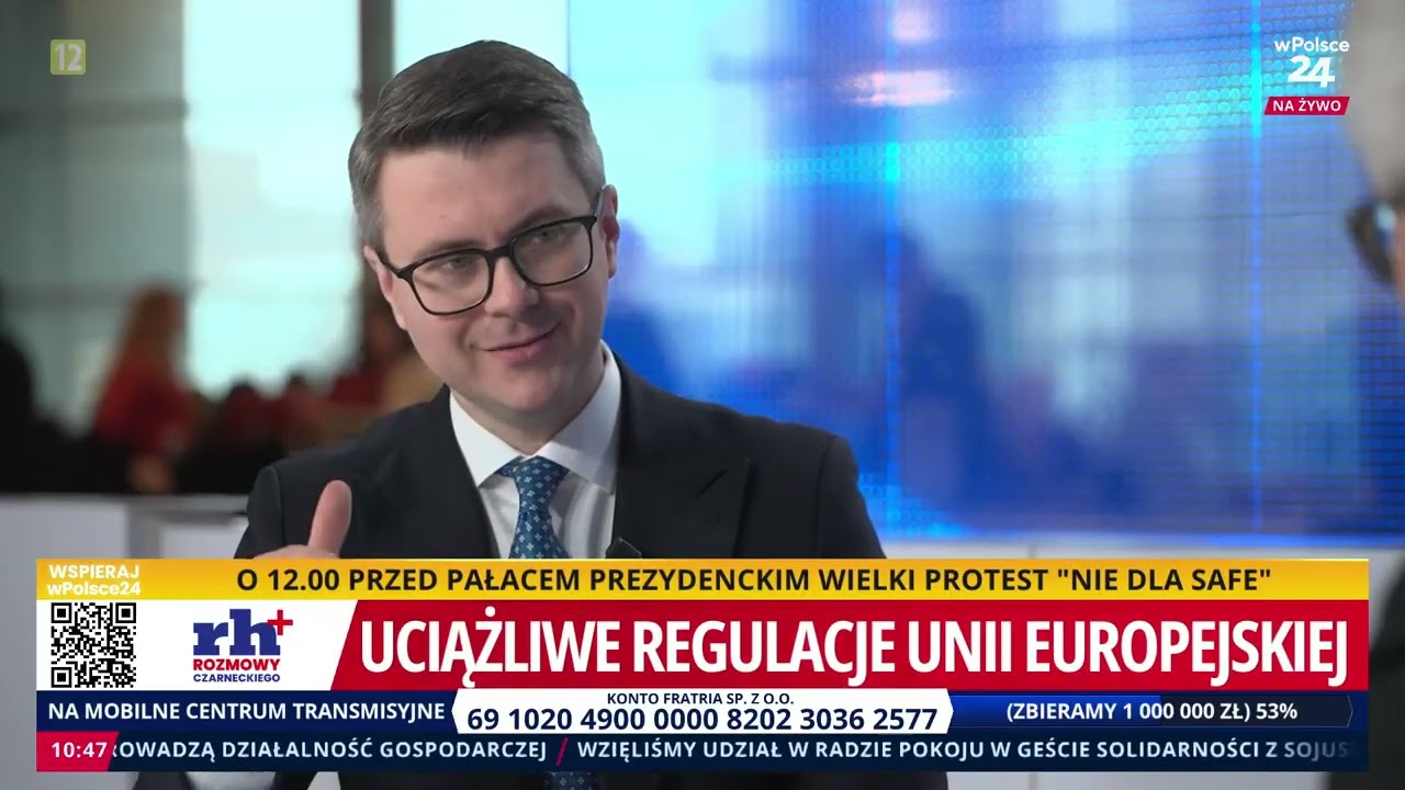 Regulacje UE hamują rozwój i swobody obywatelskie. Piotr Muller. RH+ Rozmowy Czarneckiego