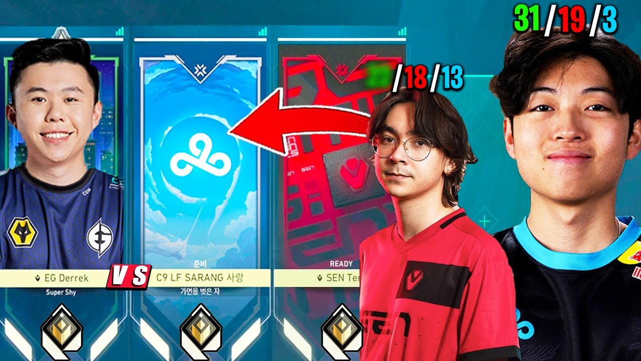 This duo C9 OXY & TenZ HARD DIFFED EG Derrek in ranked game...