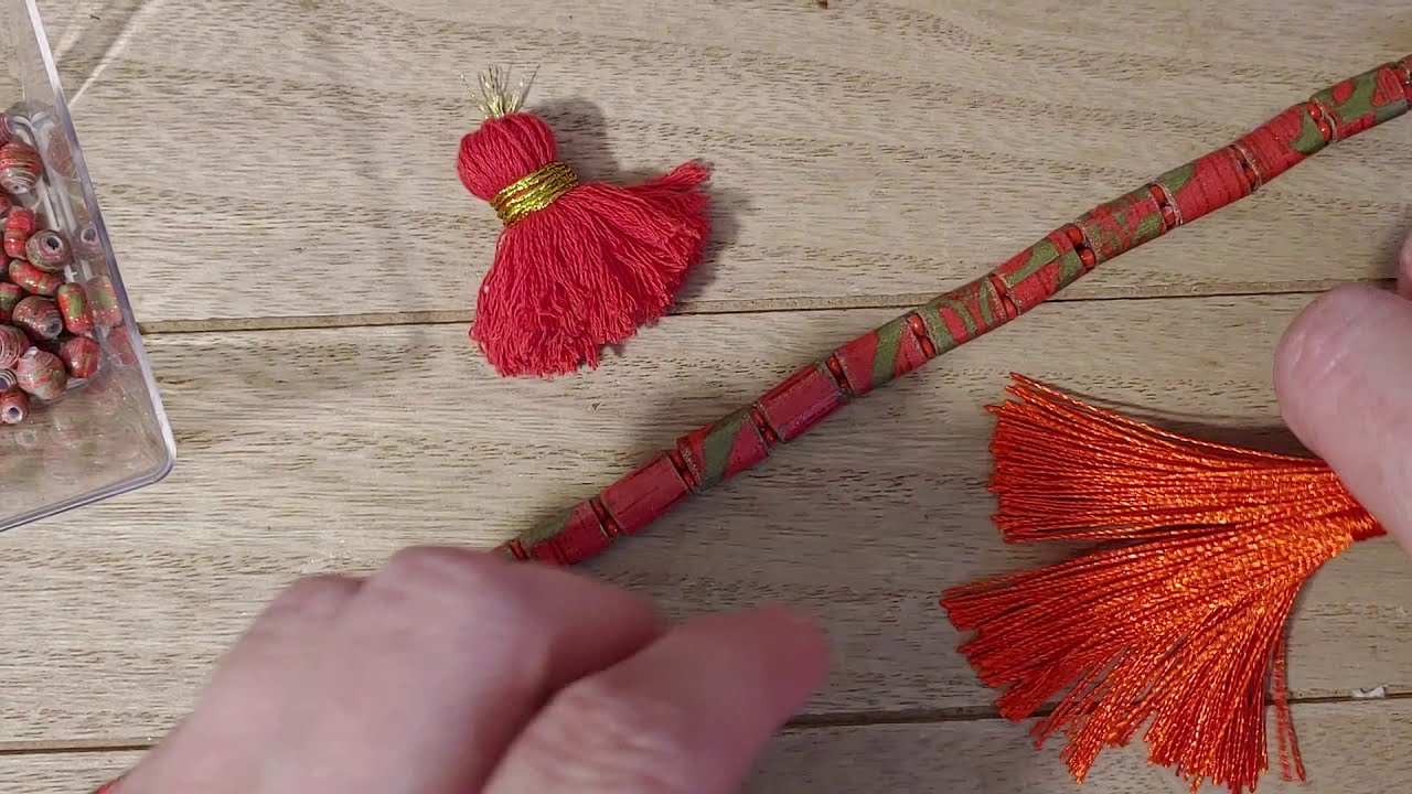 Paper Beads made with Tissue/Paper Napkins