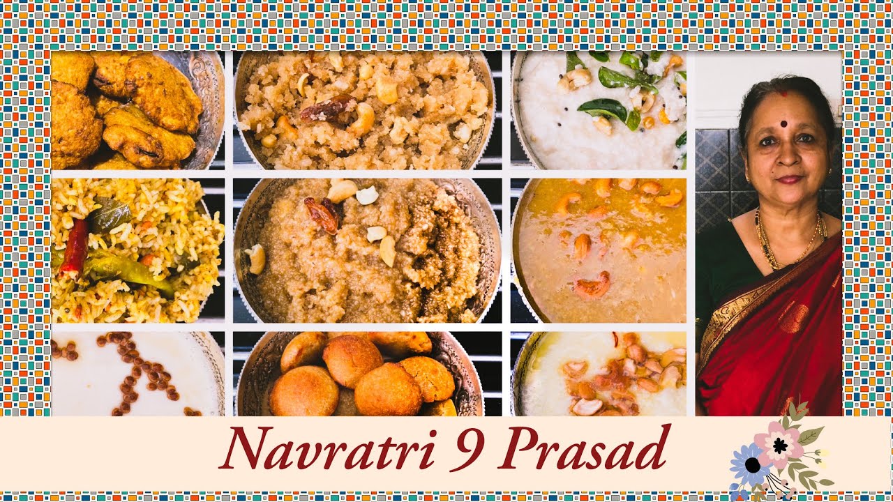 9   Days     9     Prasad    Varieties   For   Navratri 2021 ! Traditional South Indian !