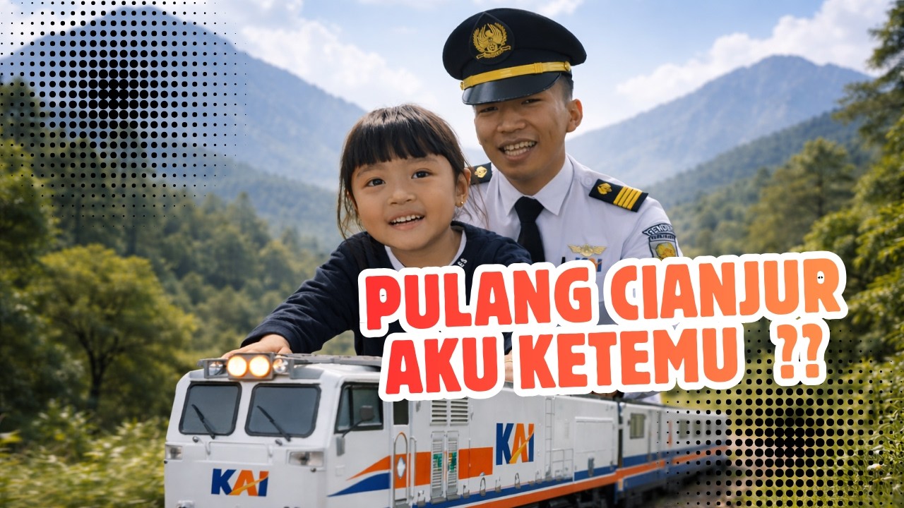 Naik Kereta ke Cianjur, Anak Ini Ketemu Orang Tak Terduga! 😮