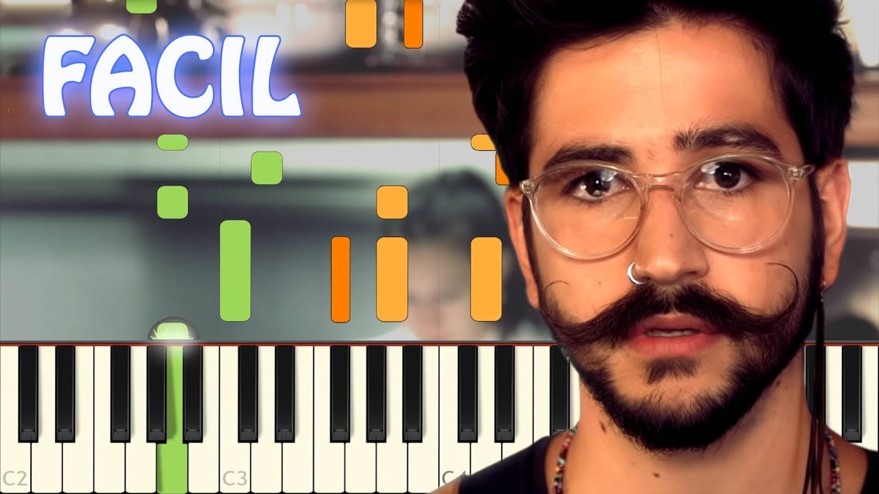 No Te Vayas - Camilo - Piano - Facil - Synthesia