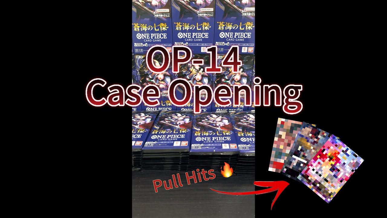 OP-14 The Azure Sea’s Seven JP Version Case Opening !