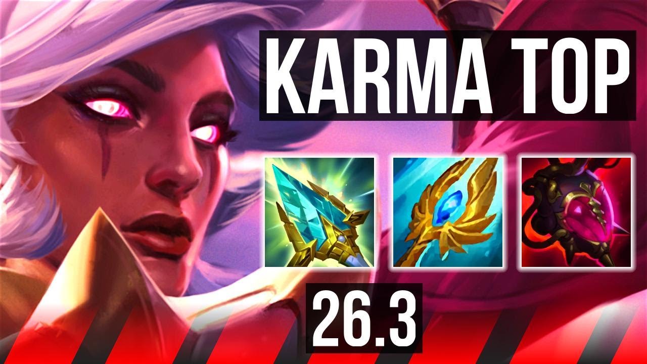 KARMA vs VLADIMIR (TOP) | Electrocute, 31K damage | EUW Diamond | 26.3