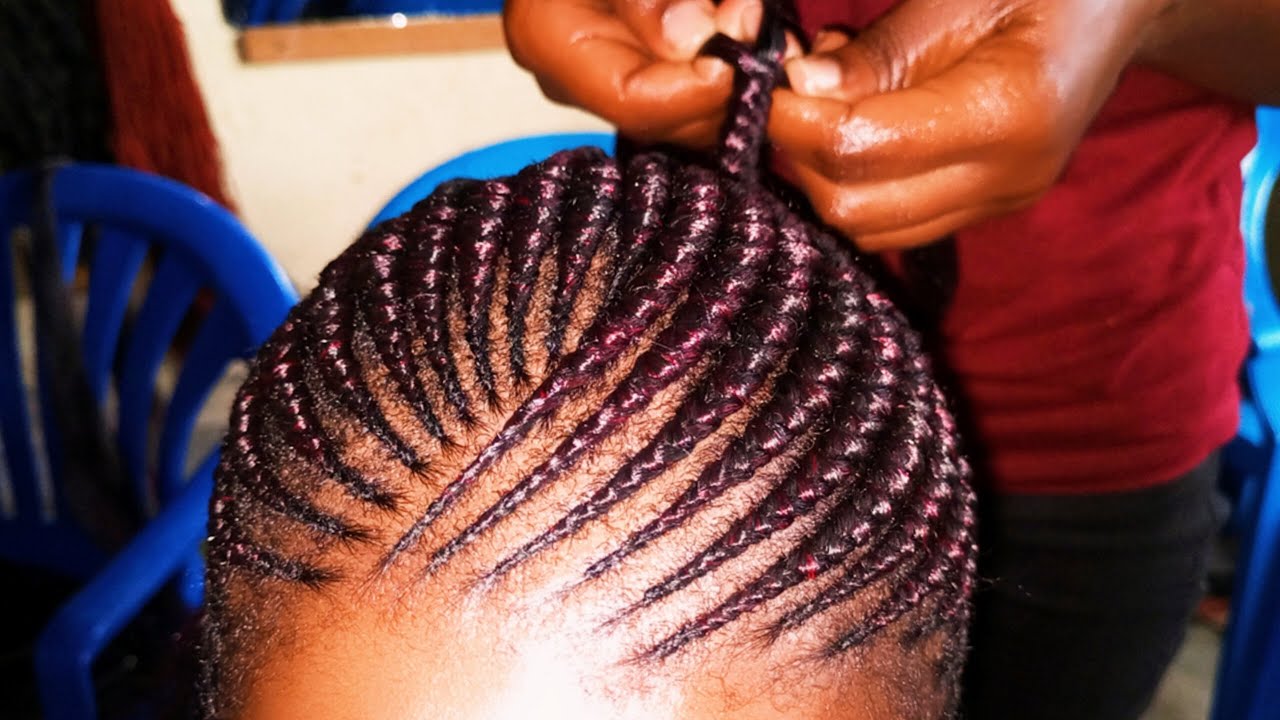 HOW TO: 🔥 NEAT PENCIL || CORNROW IN NATURAL HAIR @nifahfacesandhair