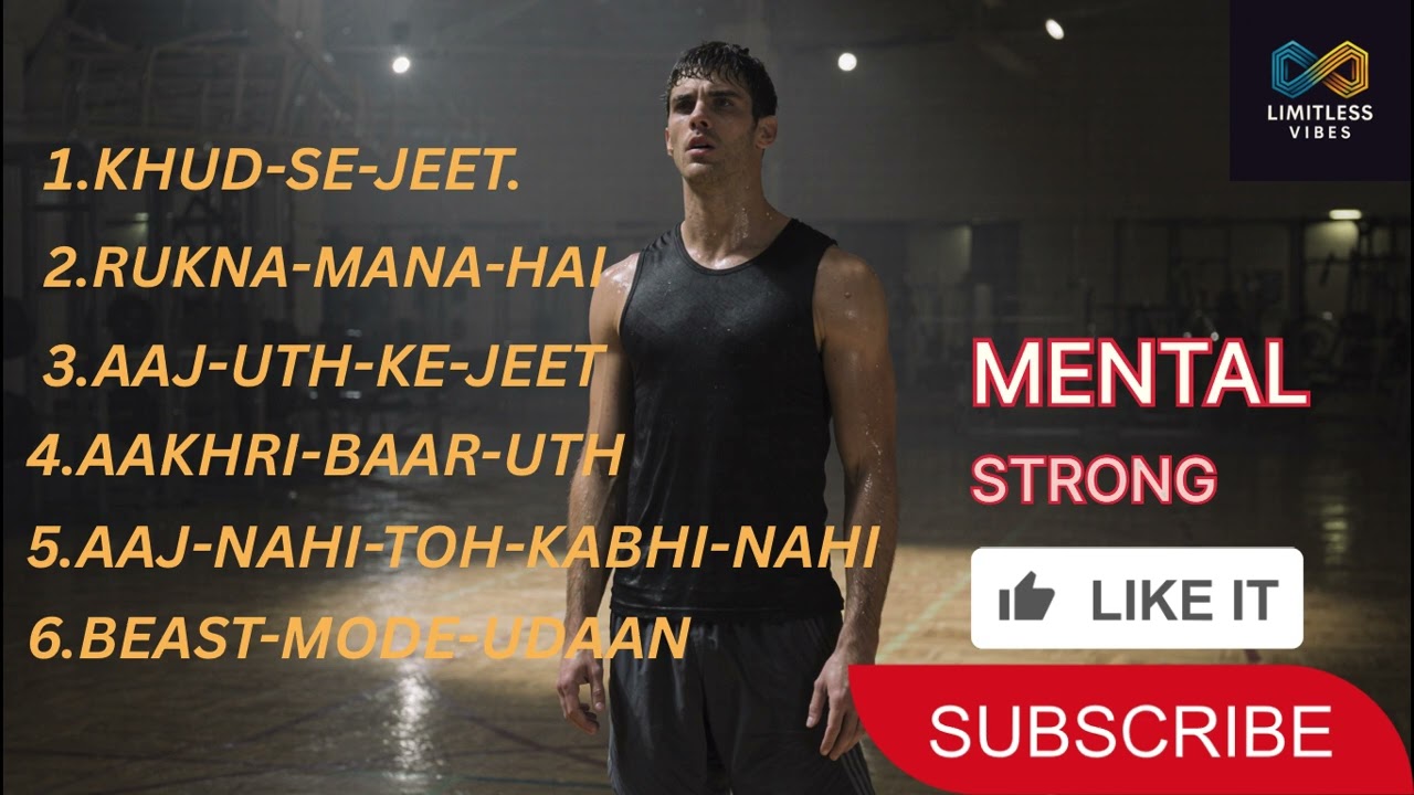 🔥 TOP 6 GYM MOTIVATION SONGS | Khud Se Jeet 🔥 Rukna Mana Hai | Beast Mode On 💪