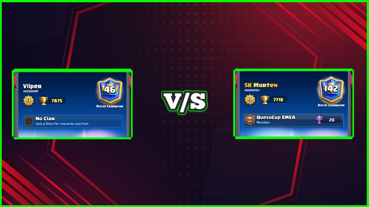 Viiper vs SK Morten | TV ROYALE - CLASH ROYALE TOP 200