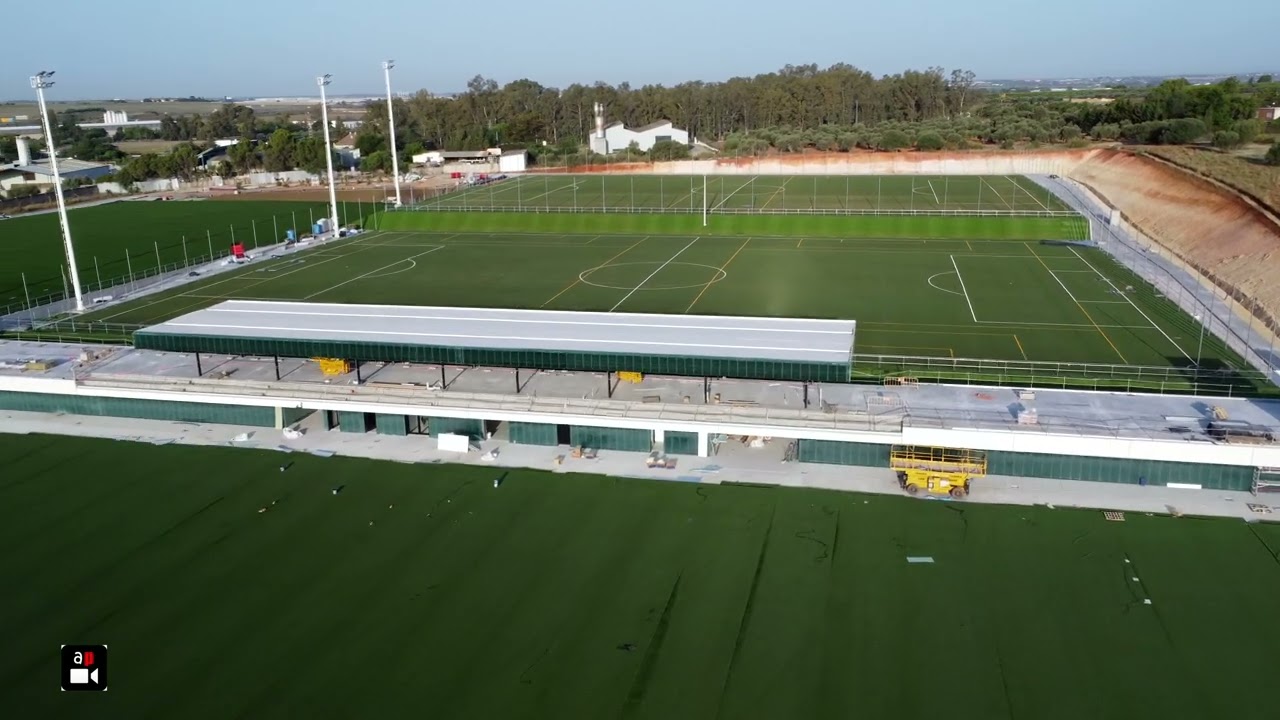 DRONE 4K// Obras  ciudad deportiva del Betis (Rafael Gordillo) 25-6-23