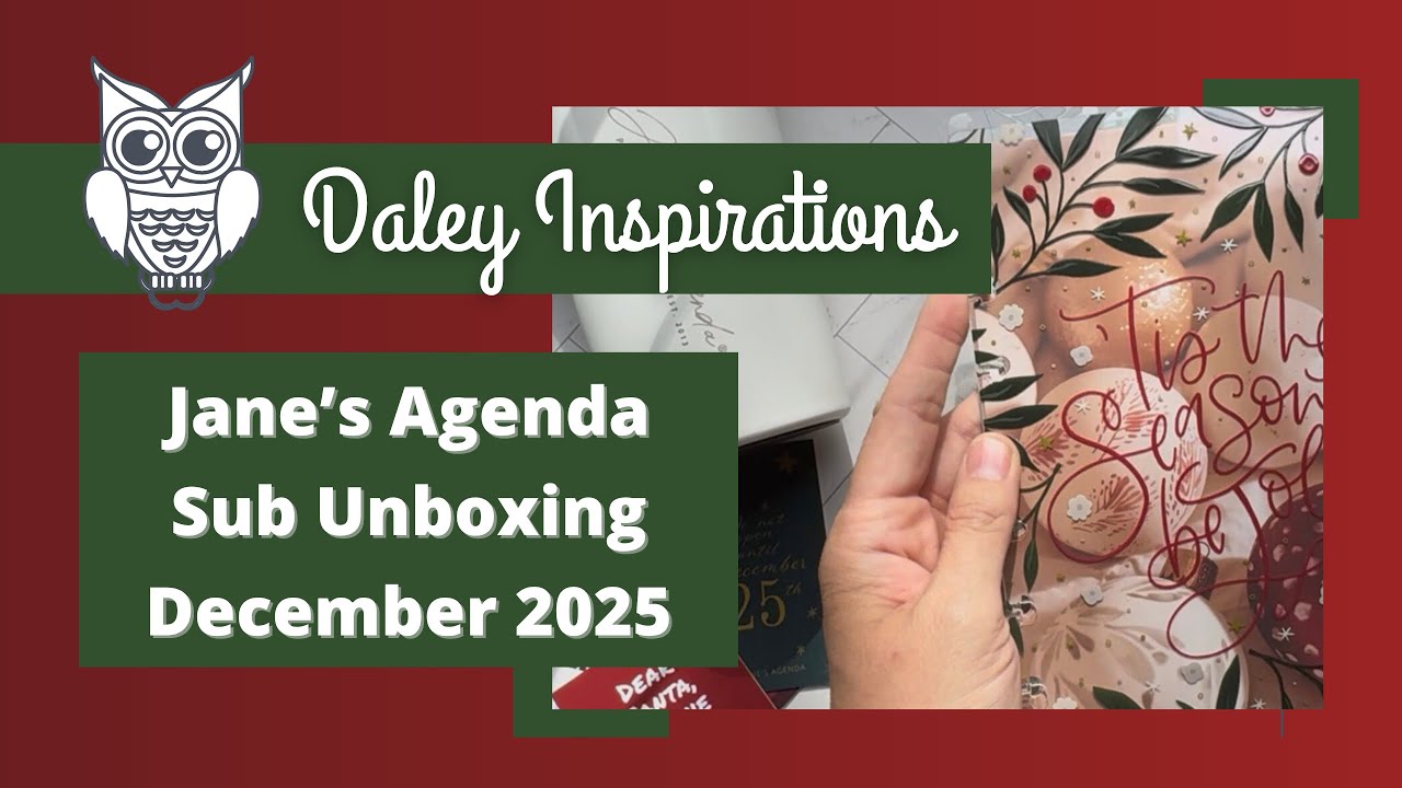 Unboxing Jane’s Agenda Deluxe Subscription Box: December 2025
