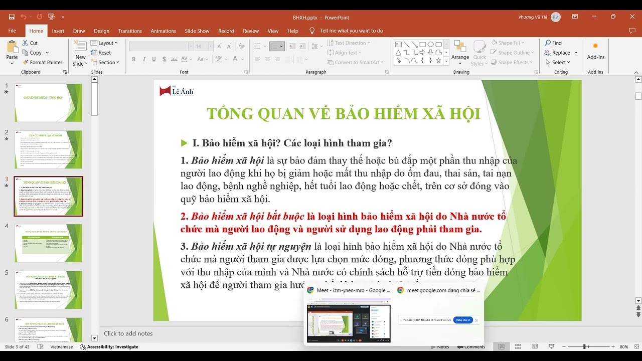 Học C&B 8/2024 Buổi 1  BHXH