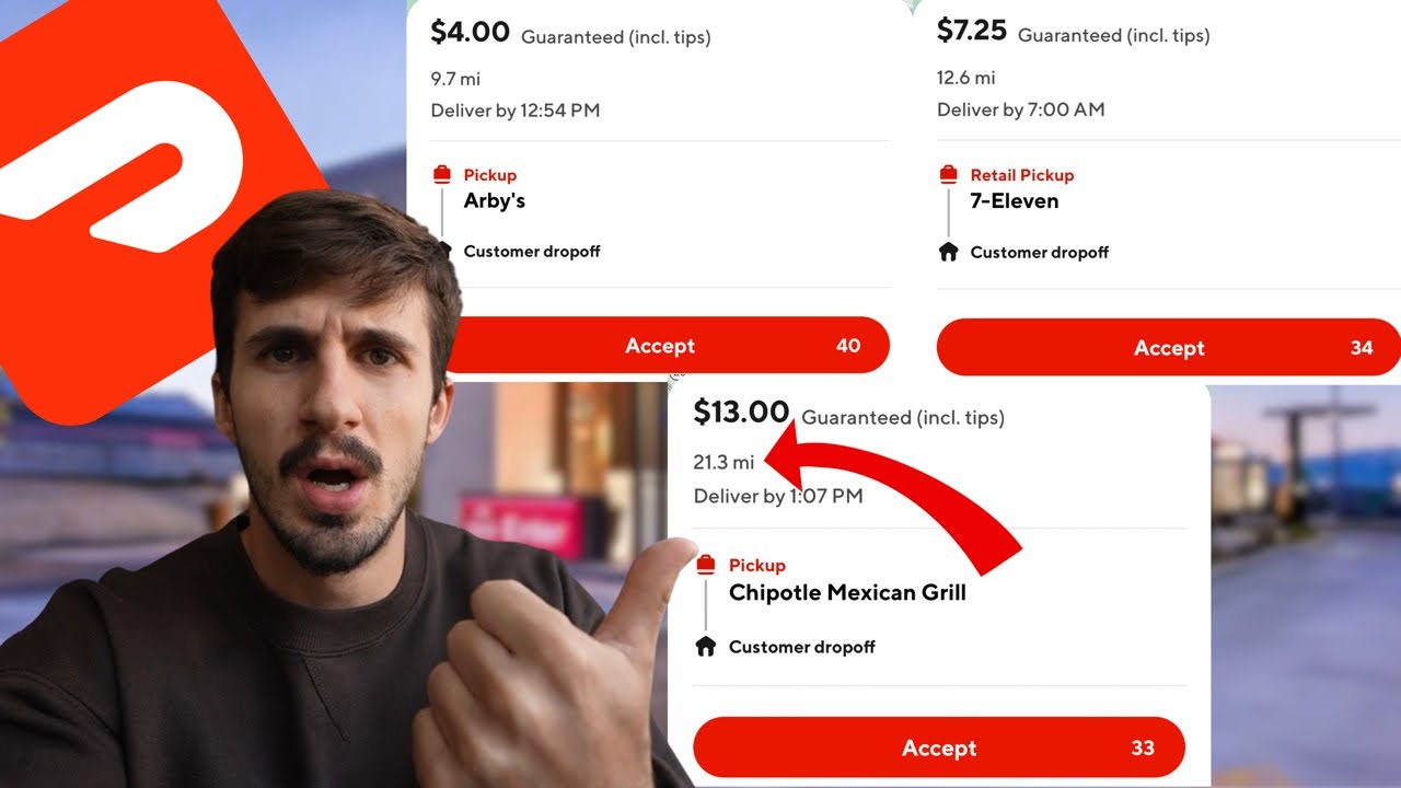 Taking Every Single DoorDash Order - The WORST ORDERS