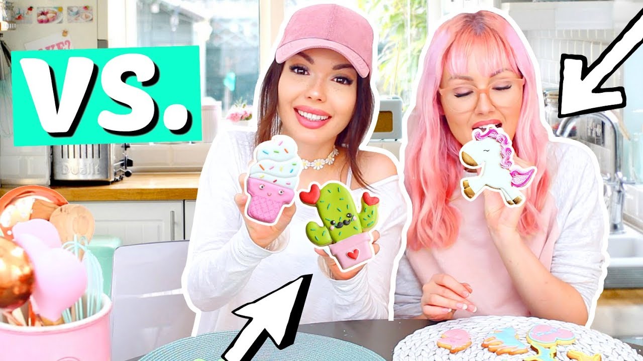 EINHORN Kekse gegen KAKTUS Kekse 🦄 BFF Battle 👯 | ViktoriaSarina