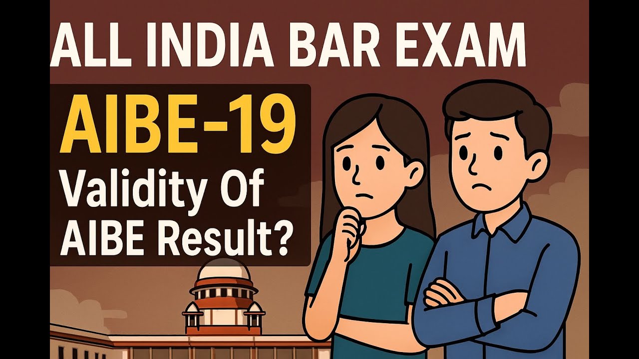 AIBE-19 Validity Of AlBE Result?#aibe19 #aibe20examdate