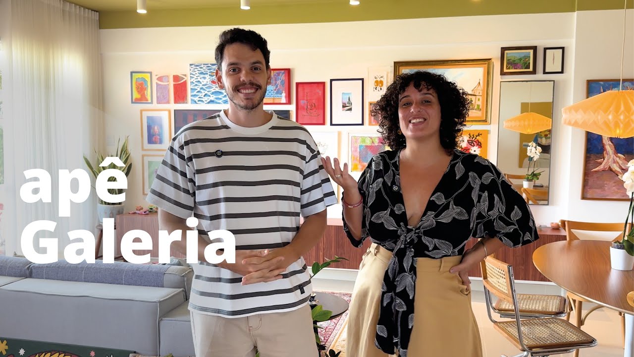 Transformamos esse apê em uma galeria de arte viva  | Apê Galeria