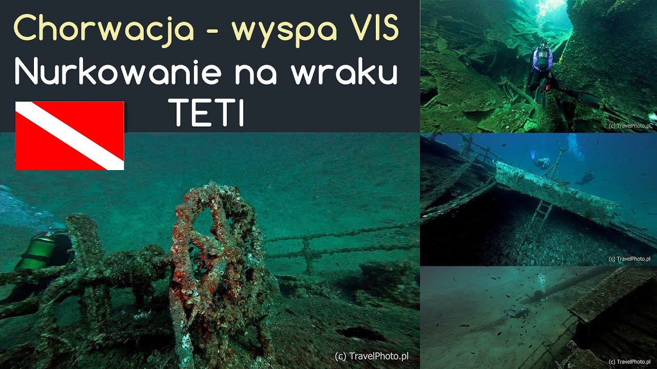 Chorwacja (VIS) - nurkowanie na wraku parowca TETI
