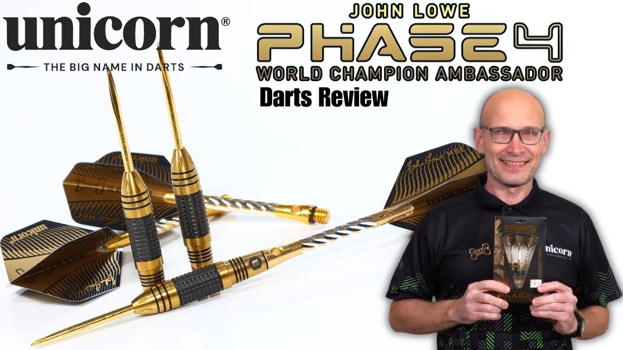Обзор дротиков Unicorn JOHN LOWE PHASE 4.