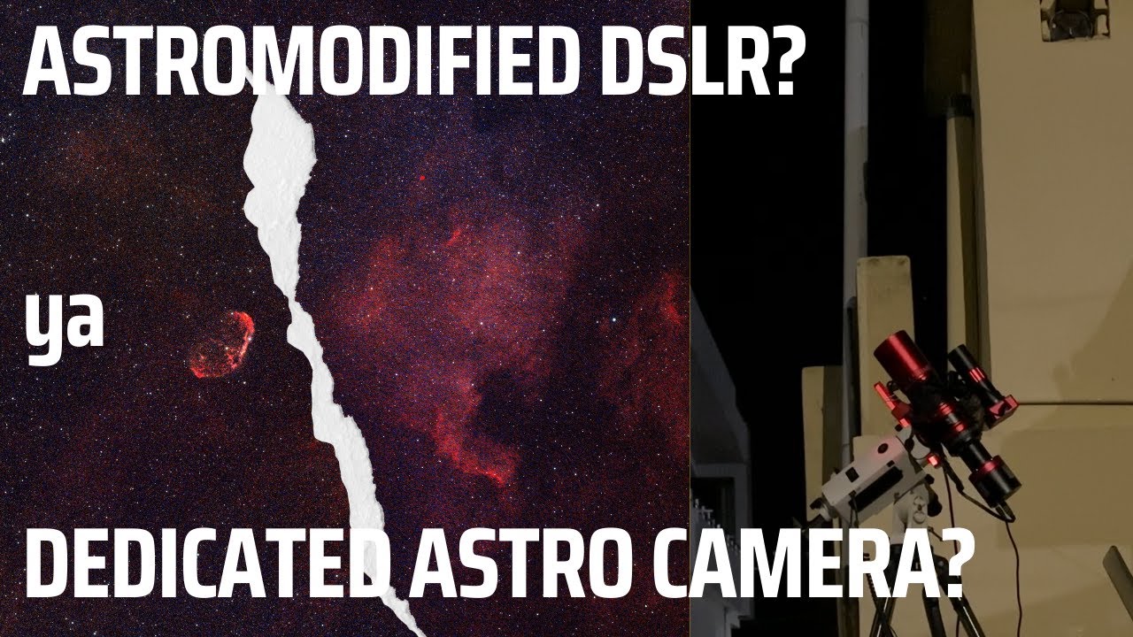What's better? Self Astromodified DSLR or Dedicated astronomy camera (a small test)