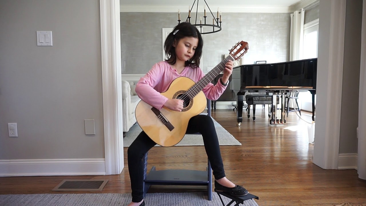 Sage Kramer, recording for 2020 Mid-Maryland Guitar Festival