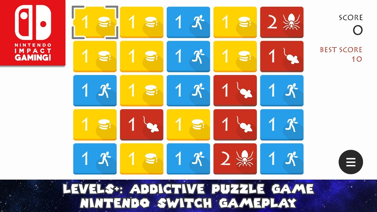 Levels+: Addictive Puzzle Game Nintendo Switch Gameplay