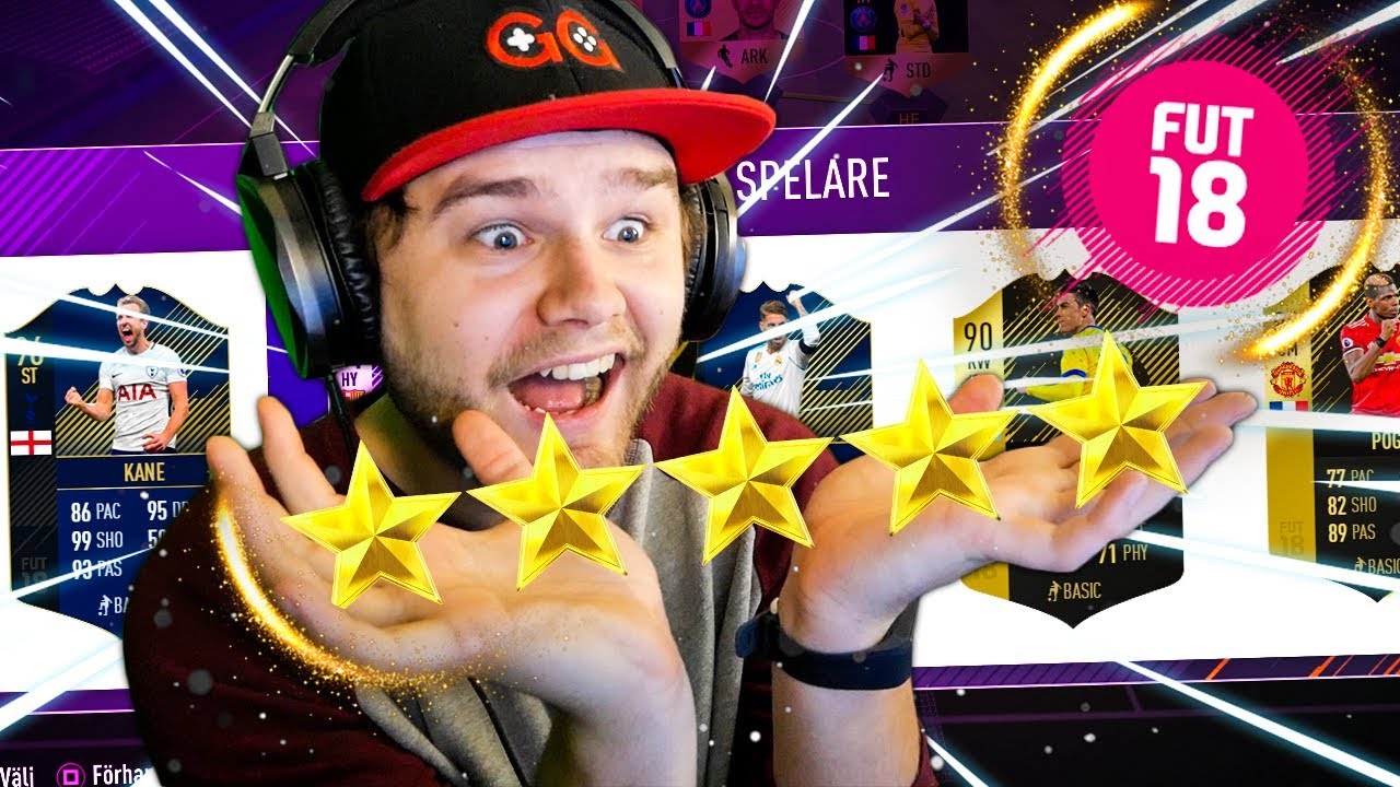 *5 STAR SKILL* DRAFT CHALLENGE!! ⭐️ - FIFA 18 Svenska