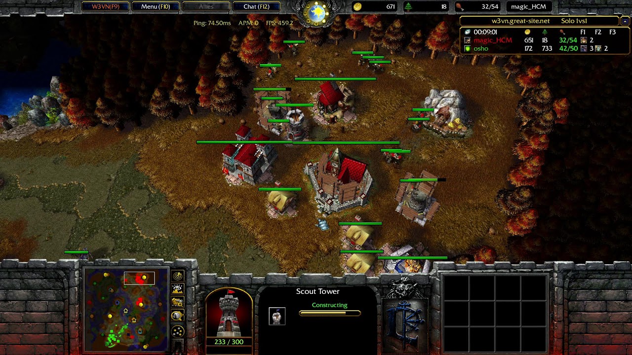 Warcraft III - Race War HU vs NE (ngày 2) - #w3vn #vietnam #wc3 #war3