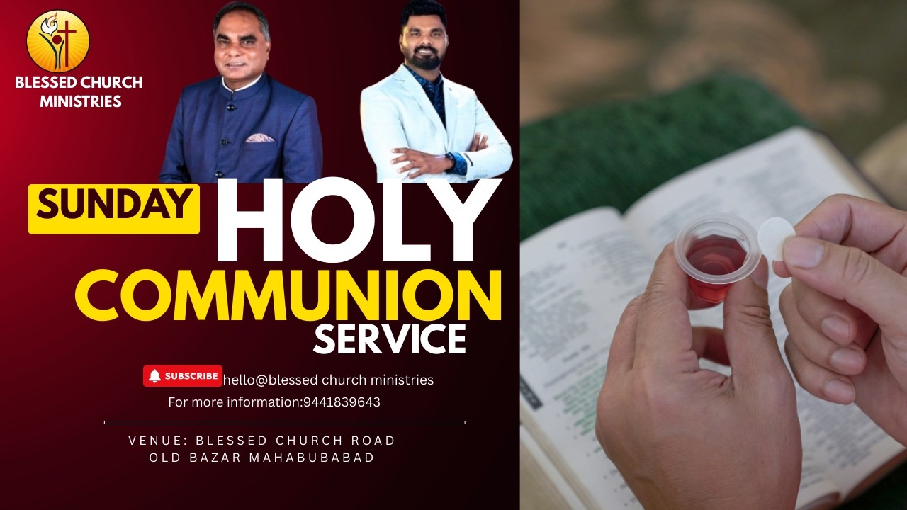 SUNDAY HOLY COMMUNION  SERVICE  | 15TH  March 2026| Rev.Fr.Dr.A.Premanandam| Rev.Kenneth Hagin