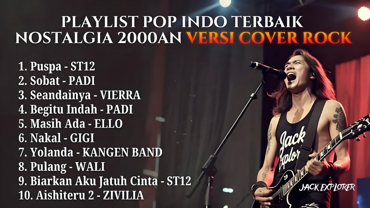 Lagu Pop Indonesia 2000an Versi Rock Cover | Full Nostalgia Terbaik | by Jack Explorer